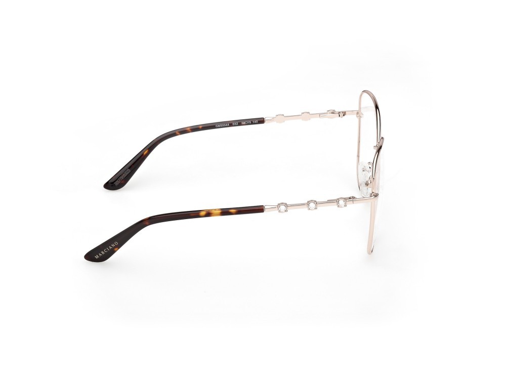 Eyeglasses Guess by Marciano GM50044 (032) color oro pallido lucido shape butterfly 