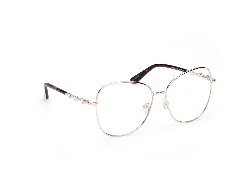 Eyeglasses Guess by Marciano GM50044 (032) color oro pallido lucido shape butterfly 