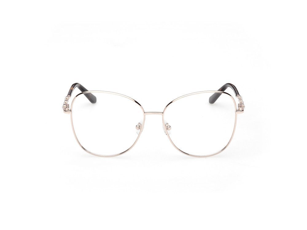 Eyeglasses Guess by Marciano GM50044 (032) color oro pallido lucido shape butterfly 