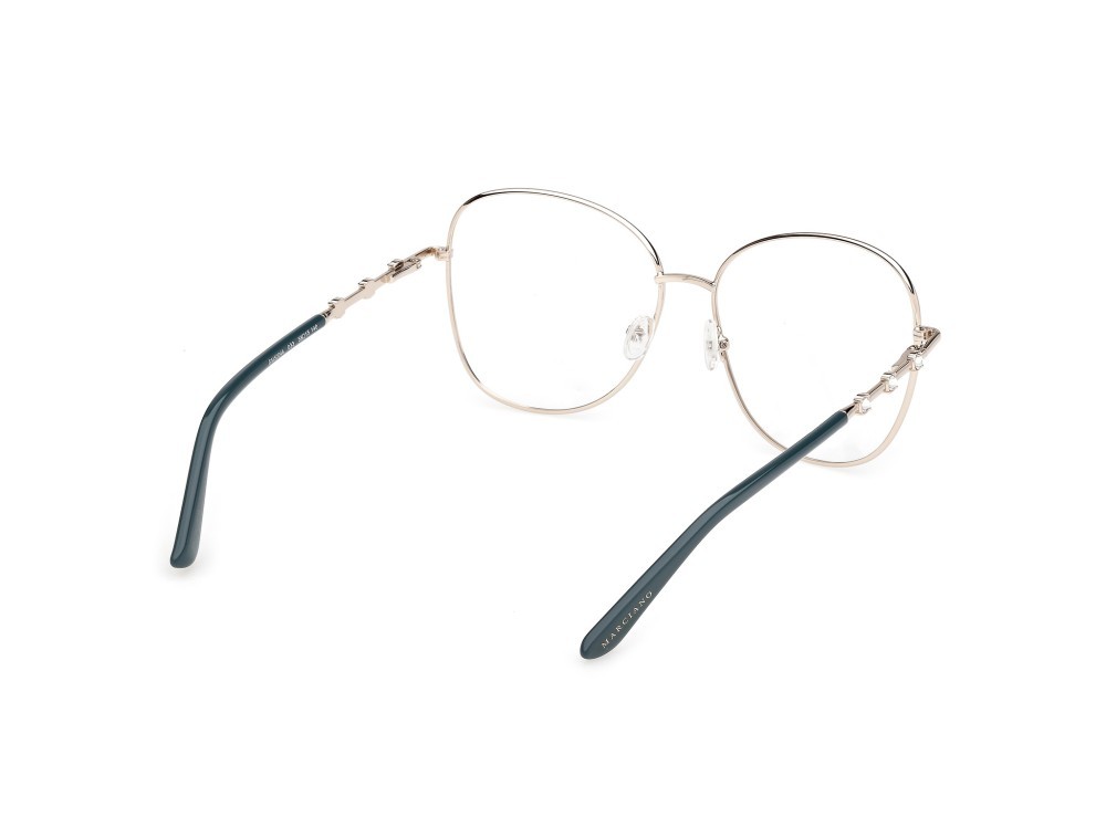 Eyeglasses Guess by Marciano GM50044 (033) color oro pallido lucido shape butterfly 