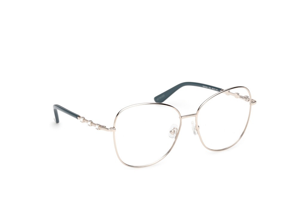 Eyeglasses Guess by Marciano GM50044 (033) color oro pallido lucido shape butterfly 