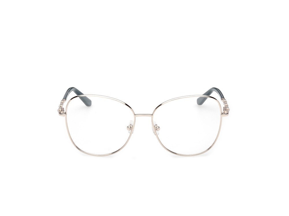 Eyeglasses Guess by Marciano GM50044 (033) color oro pallido lucido shape butterfly 
