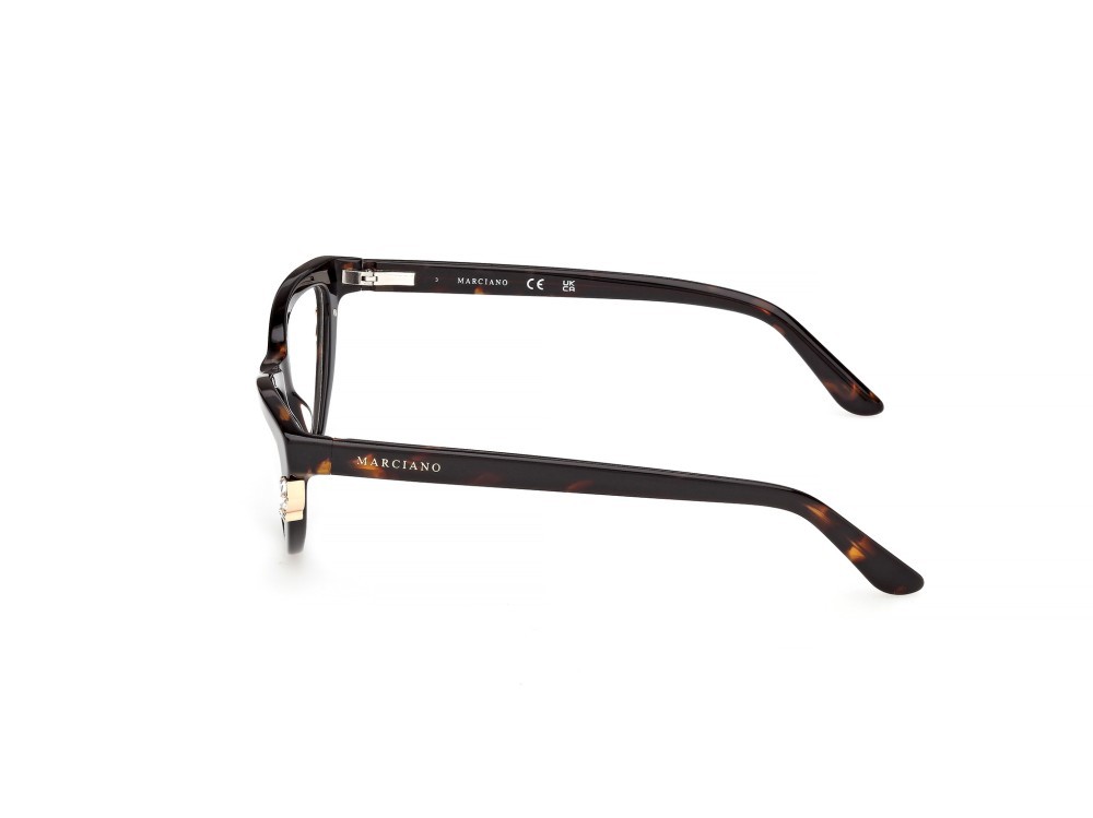 Eyeglasses Guess by Marciano GM50047 (052) color avana scura shape cat eye 