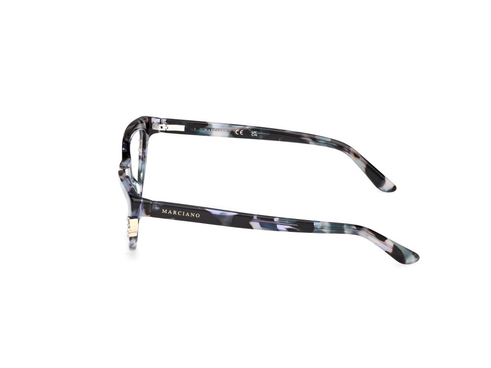 Eyeglasses Guess by Marciano GM50047 (092) color blu/avana shape cat eye 