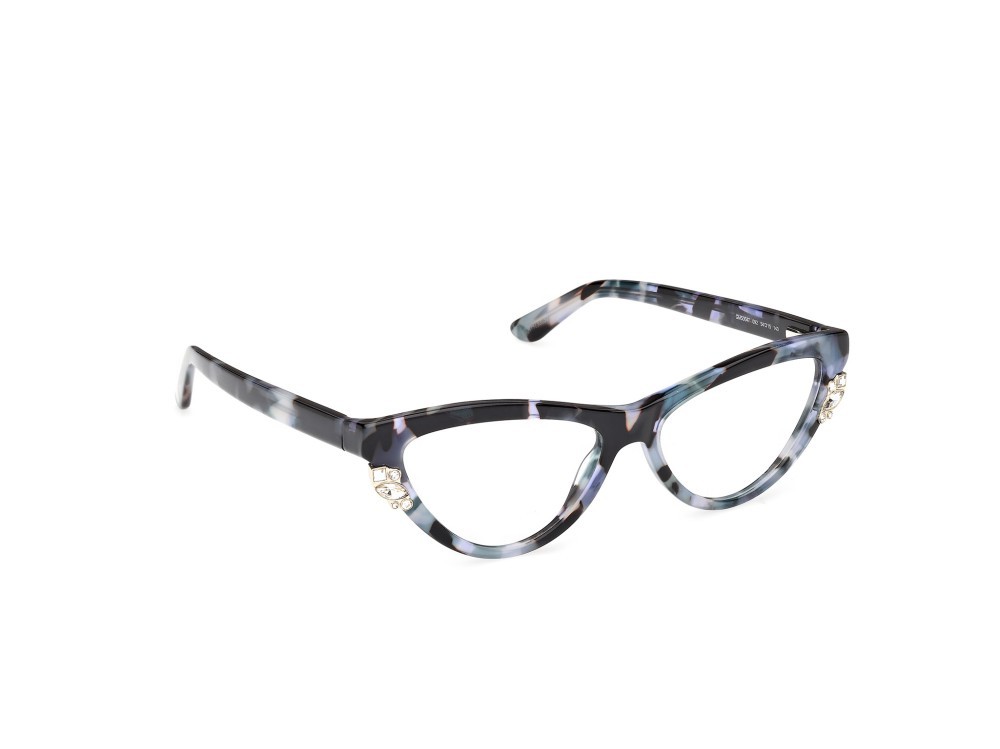 Eyeglasses Guess by Marciano GM50047 (092) color blu/avana shape cat eye 