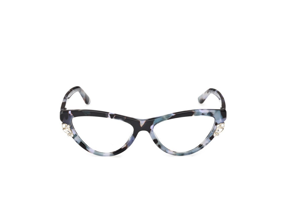 Eyeglasses Guess by Marciano GM50047 (092) color blu/avana shape cat eye 