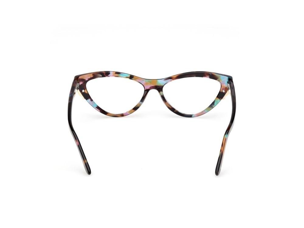 Eyeglasses Guess by Marciano GM50047 (098) color verde scuro/avana shape cat eye 