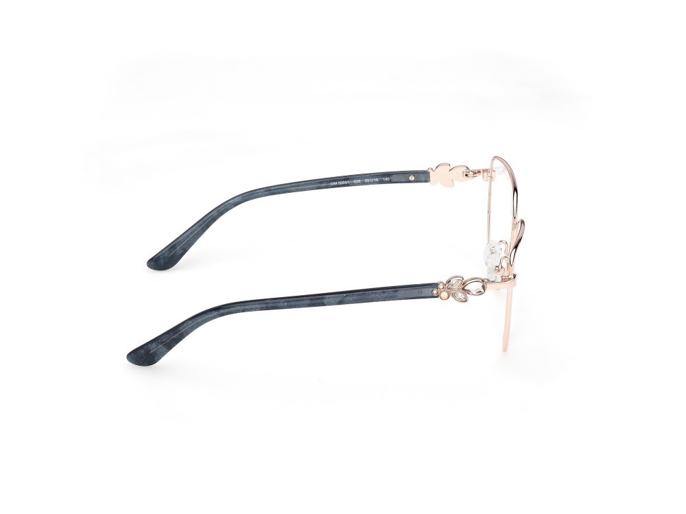 Brillen Guess by Marciano GM50051 (028) farbe oro rosé lucido form cat-eye 
