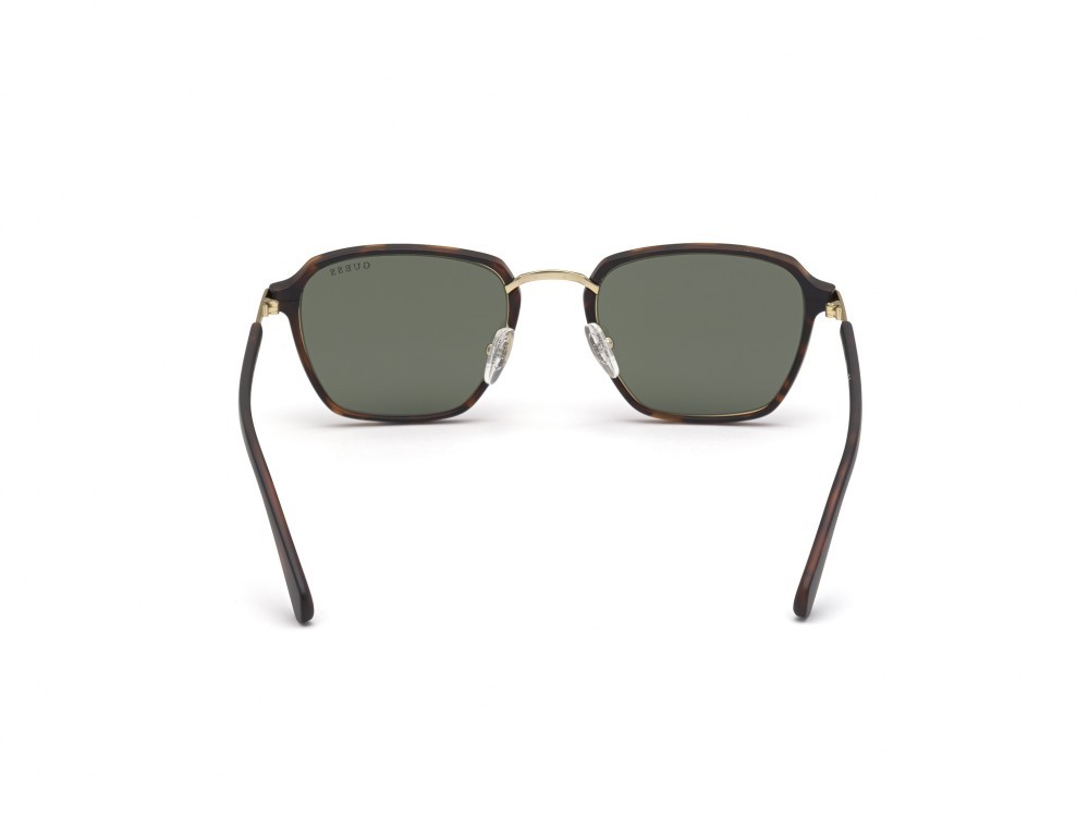 Sonnenbrillen Guess GU00030 (52N) farbe avana scura form quadratisch gläser verde