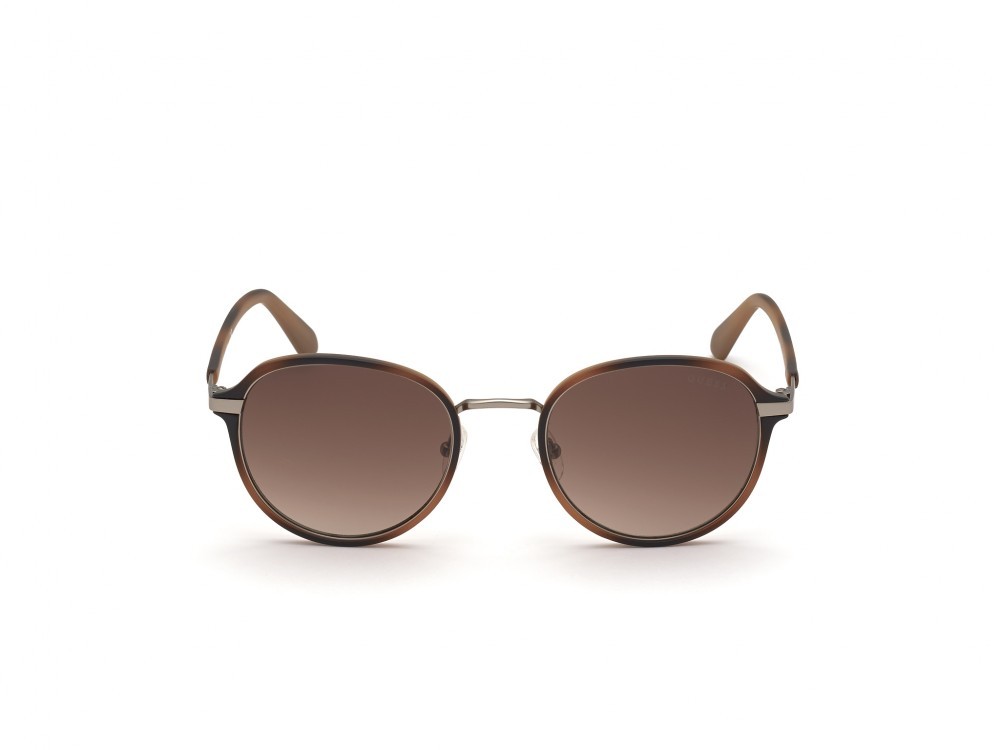 Sonnenbrillen Guess GU00031 (53F) farbe avana bionda form rund gläser marrone grad.