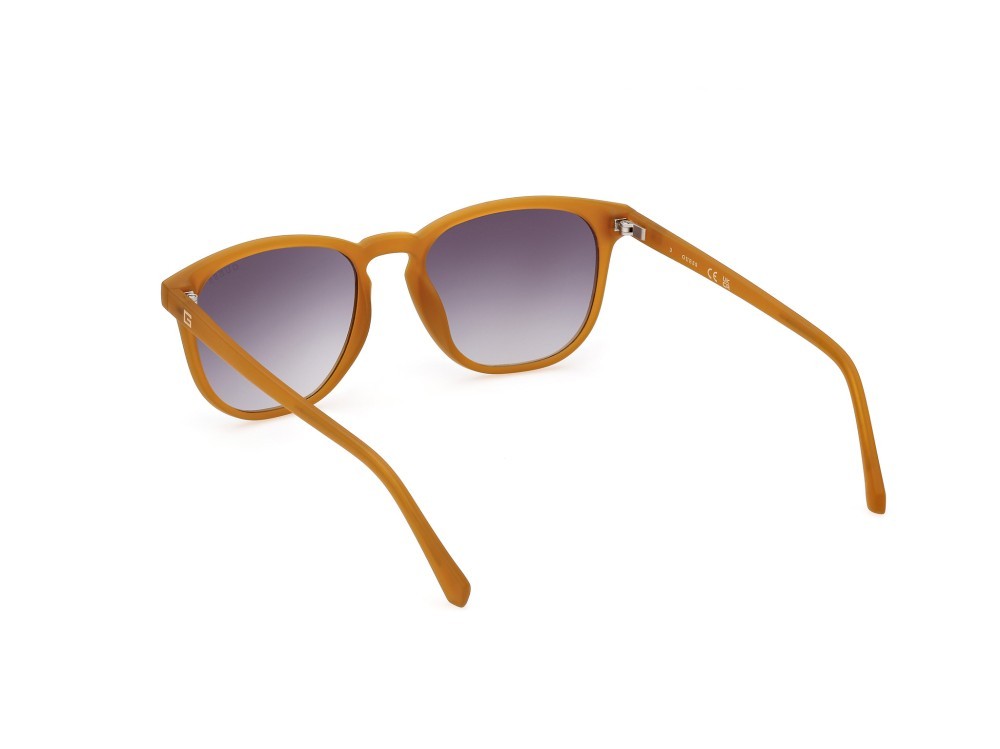 Sonnenbrillen Guess GU00061 (43B) farbe arancio opaco form rund gläser fumo grad.
