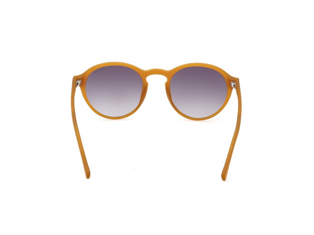 Occhiali da sole Guess GU00062 (43B) colore arancio opaco forma rotondo lenti fumo grad.