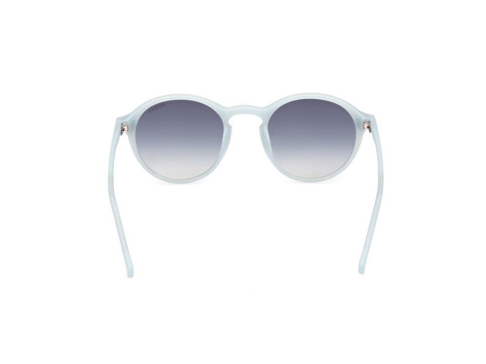 Sonnenbrillen Guess GU00062 (84W) farbe azzurro lucido form rund gläser blu sfumato