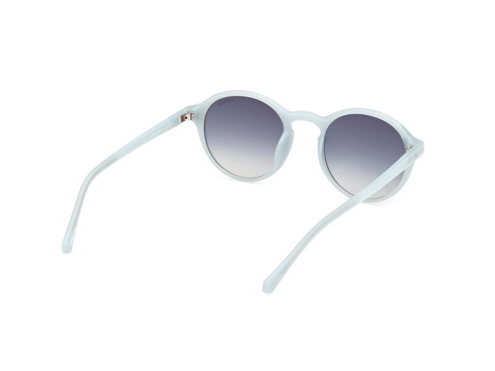 Sonnenbrillen Guess GU00062 (84W) farbe azzurro lucido form rund gläser blu sfumato