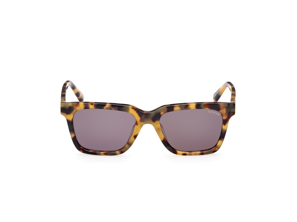 Sonnenbrillen Guess GU00064 (53N) farbe avana bionda form rund gläser verde