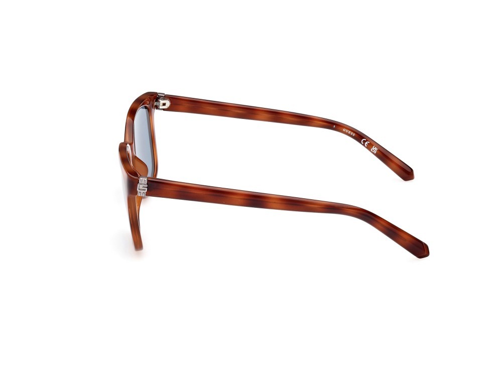 Sonnenbrillen Guess GU00065 (53V) farbe avana bionda form quadratisch gläser blu 