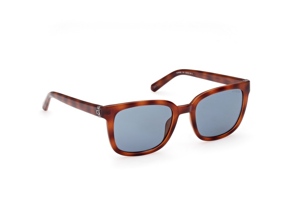 Sonnenbrillen Guess GU00065 (53V) farbe avana bionda form quadratisch gläser blu 