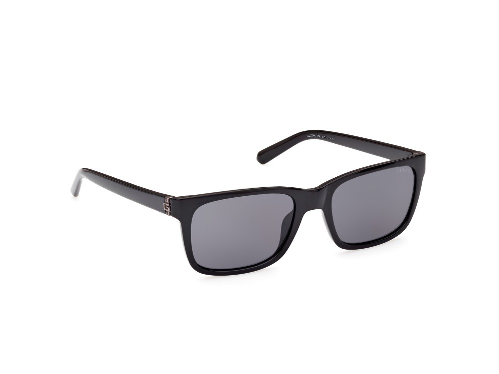 Sonnenbrillen Guess GU00066 (01A) farbe nero lucido form rechteckig gläser fumo