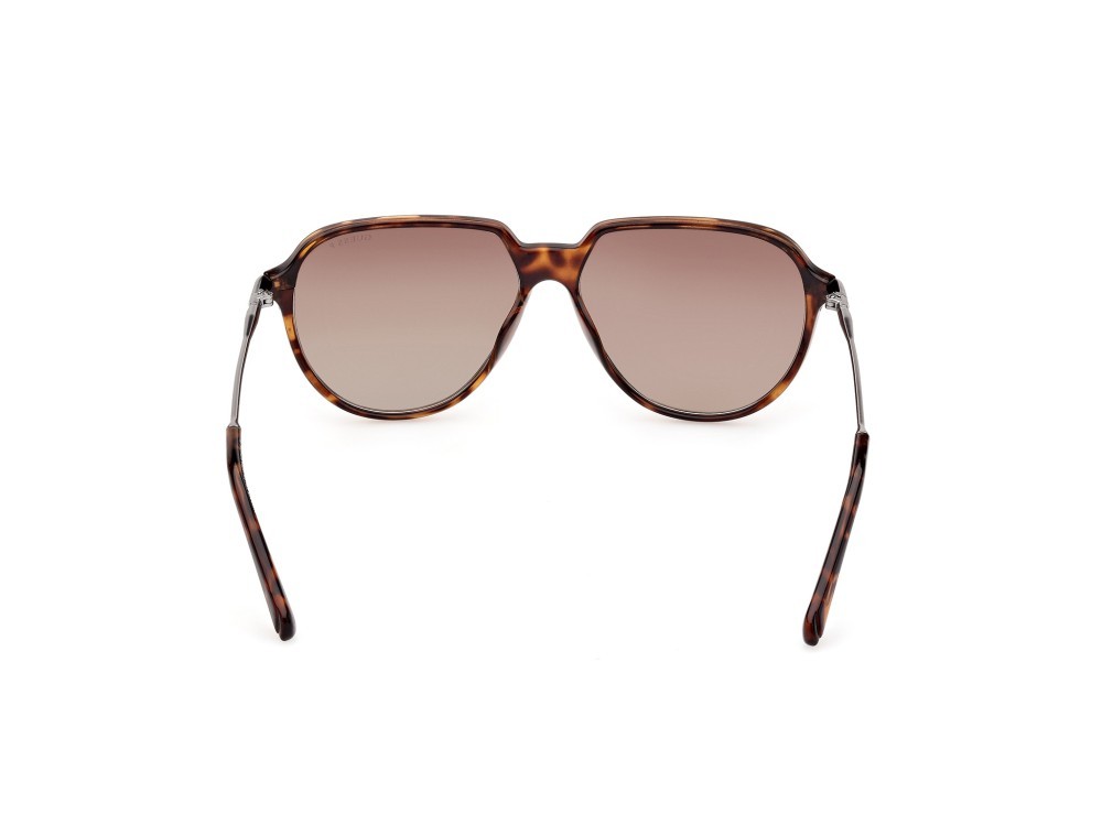 Sonnenbrillen Guess GU00067 (52H) farbe avana scura form aviator gläser marrone polar.