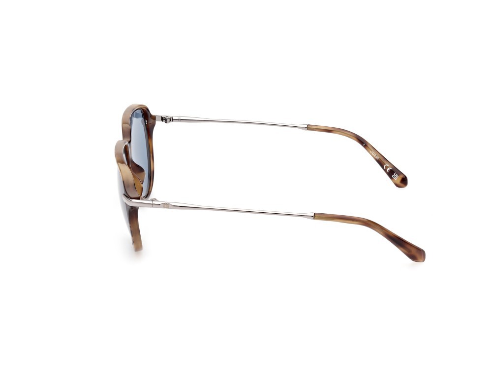 Sonnenbrillen Guess GU00067 (53V) farbe avana bionda form aviator gläser blu