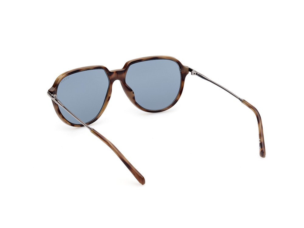 Sonnenbrillen Guess GU00067 (53V) farbe avana bionda form aviator gläser blu