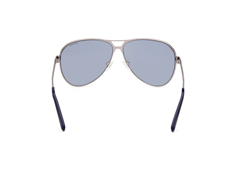 Sonnenbrillen Guess GU00069 (09V) farbe antracite opaca form aviator gläser blu