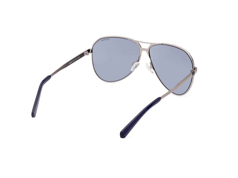 Sonnenbrillen Guess GU00069 (09V) farbe antracite opaca form aviator gläser blu