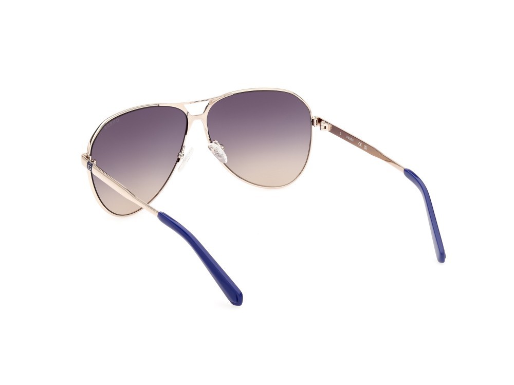 Sonnenbrillen Guess GU00069 (32W) farbe oro form aviator gläser blu grad.