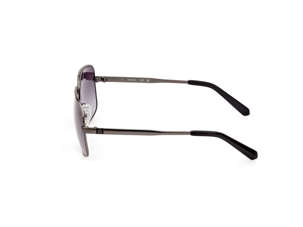 Occhiali da sole Guess GU00070 (08B) colore antracite lucida forma navigator lenti fumo grad.