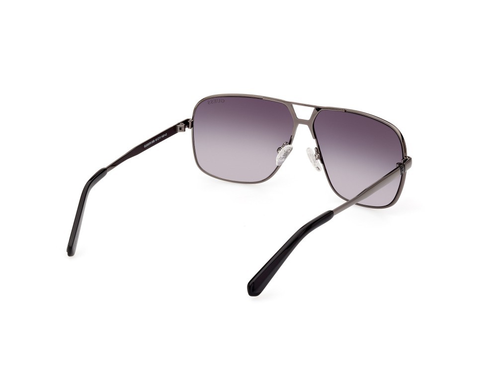Occhiali da sole Guess GU00070 (08B) colore antracite lucida forma navigator lenti fumo grad.