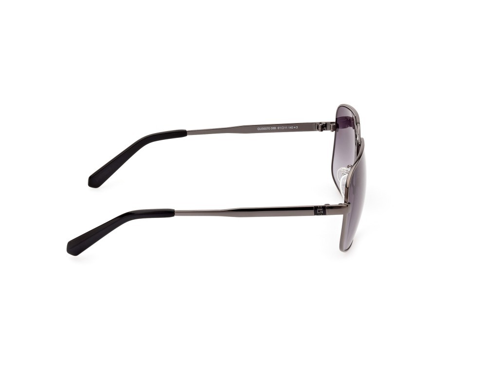 Occhiali da sole Guess GU00070 (08B) colore antracite lucida forma navigator lenti fumo grad.