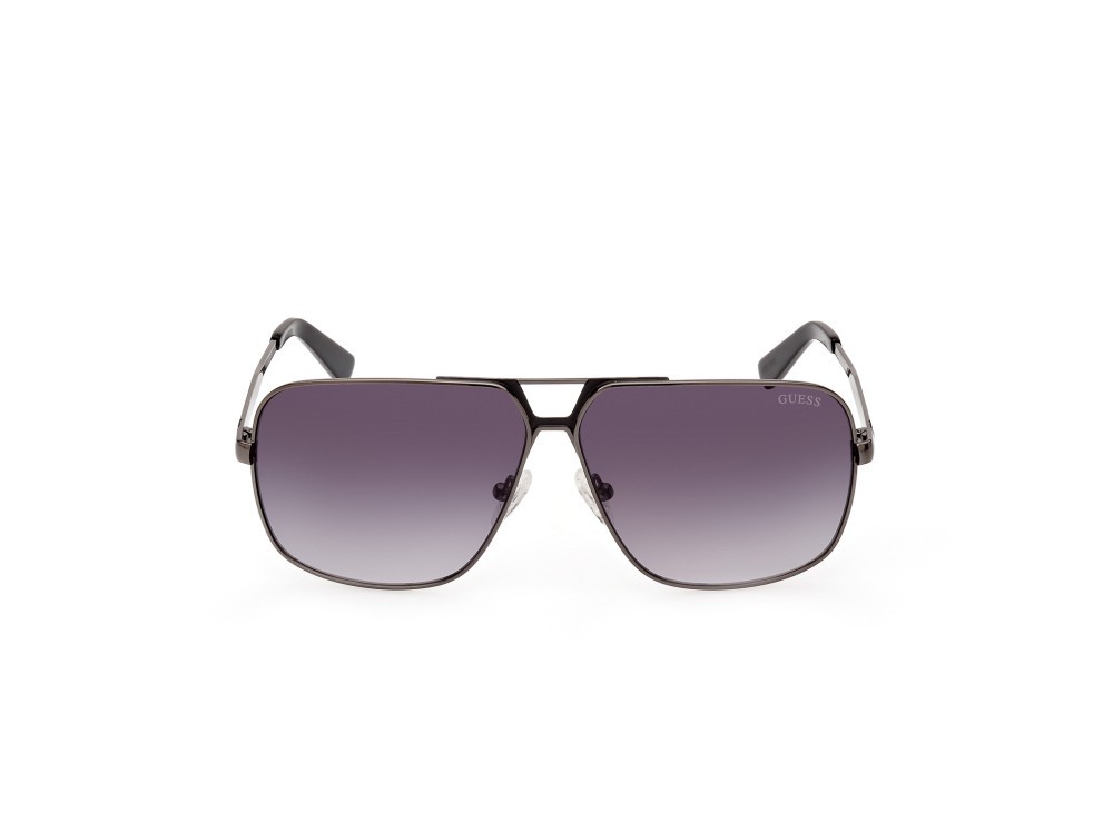 Occhiali da sole Guess GU00070 (08B) colore antracite lucida forma navigator lenti fumo grad.