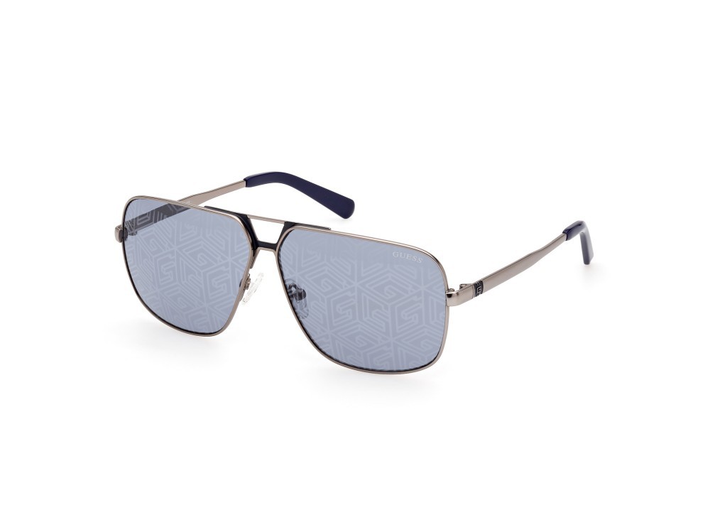 Sonnenbrillen Guess GU00070 (09V) farbe antracite opaca form navigator gläser blu