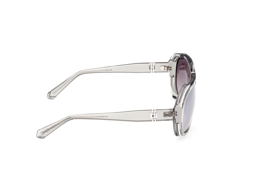 Sonnenbrillen Guess GU00081 (20C) farbe grigio / altro form aviator gläser fumo specchiato