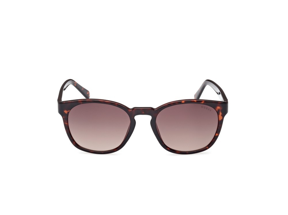 Occhiali da sole Guess GU00083-H (52F) colore avana scura forma rotondo lenti marrone sfumato