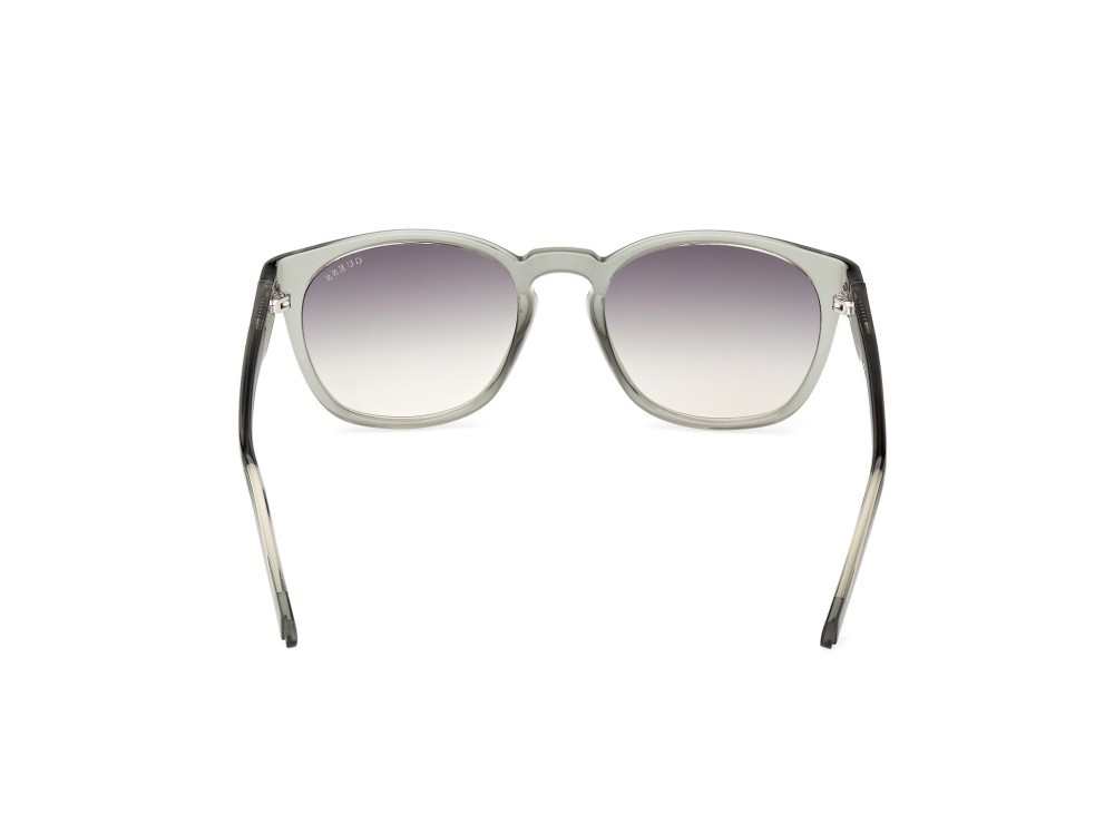 Occhiali da sole Guess GU00083-H (93P) colore verde chiaro lucido forma rotondo lenti verde sfumato