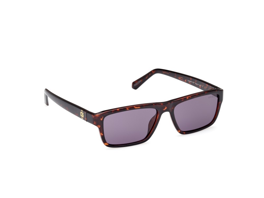 Sonnenbrillen Guess GU00085 (52Y) farbe avana scura form rechteckig gläser viola