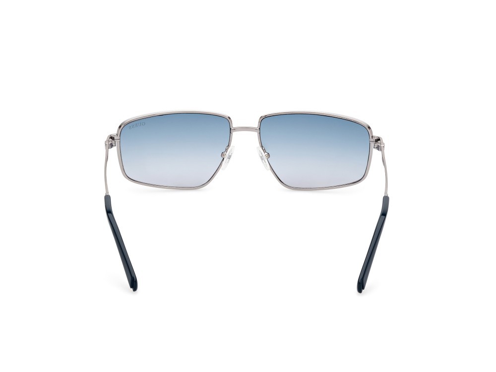 Sonnenbrillen Guess GU00088 (08W) farbe antracite lucido form rechteckig gläser blu sfumato