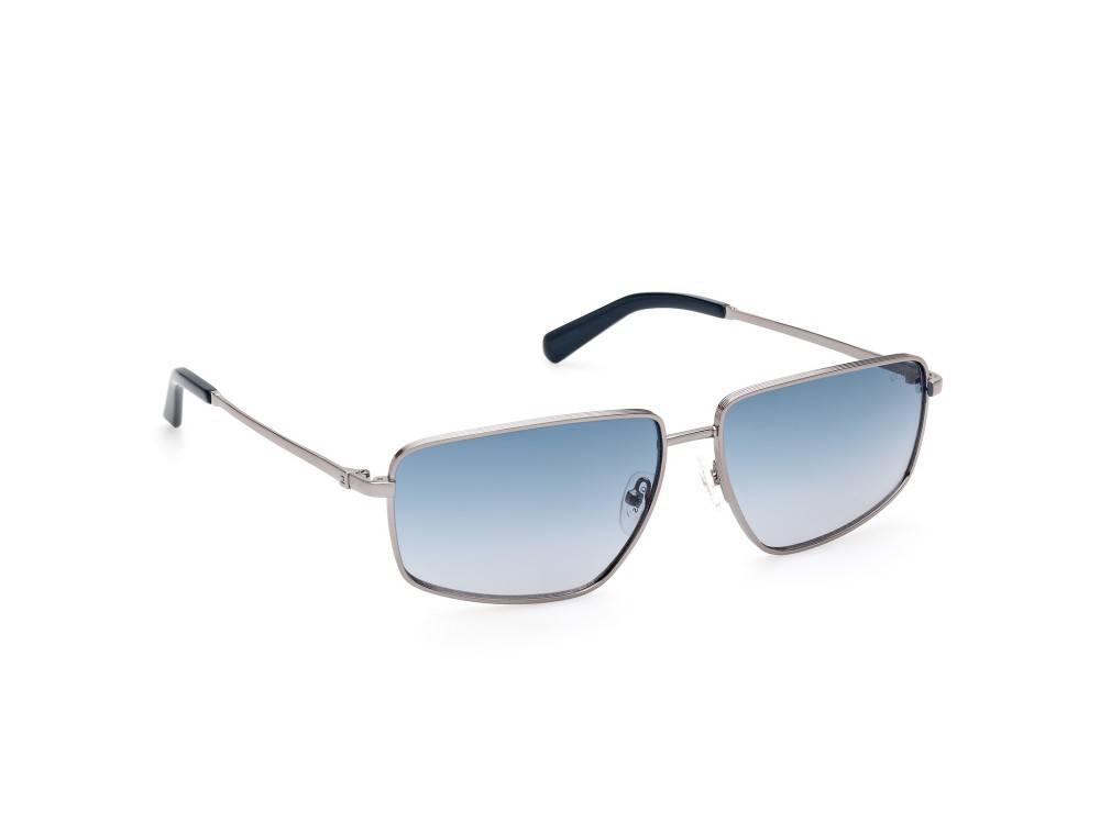 Sonnenbrillen Guess GU00088 (08W) farbe antracite lucido form rechteckig gläser blu sfumato