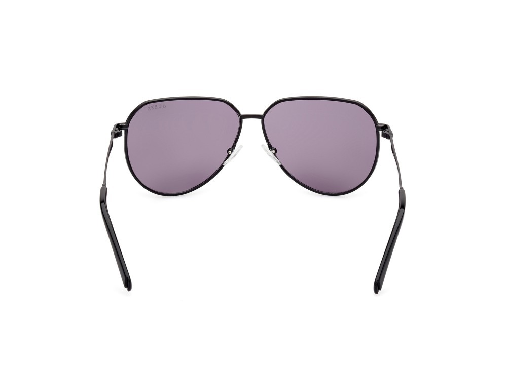 Sonnenbrillen Guess GU00089 (01Y) farbe nero lucido form aviator gläser viola