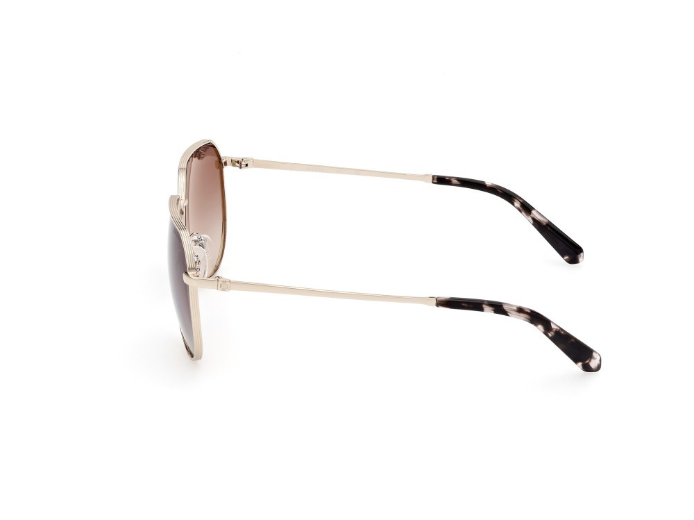 Sonnenbrillen Guess GU00089 (32G) farbe oro rosè lucido form aviator gläser verde specchiato