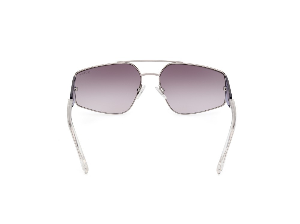Sonnenbrillen Guess GU00091 (08X) farbe blu lucido - antracite lucido form navigator gläser blu specchiato