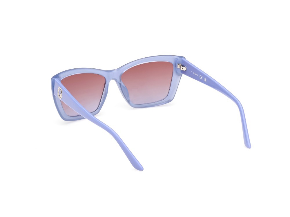 Sonnenbrillen Guess GU00098 (81Z) farbe viola lucido form cat-eye gläser viola sfumato o specchiato
