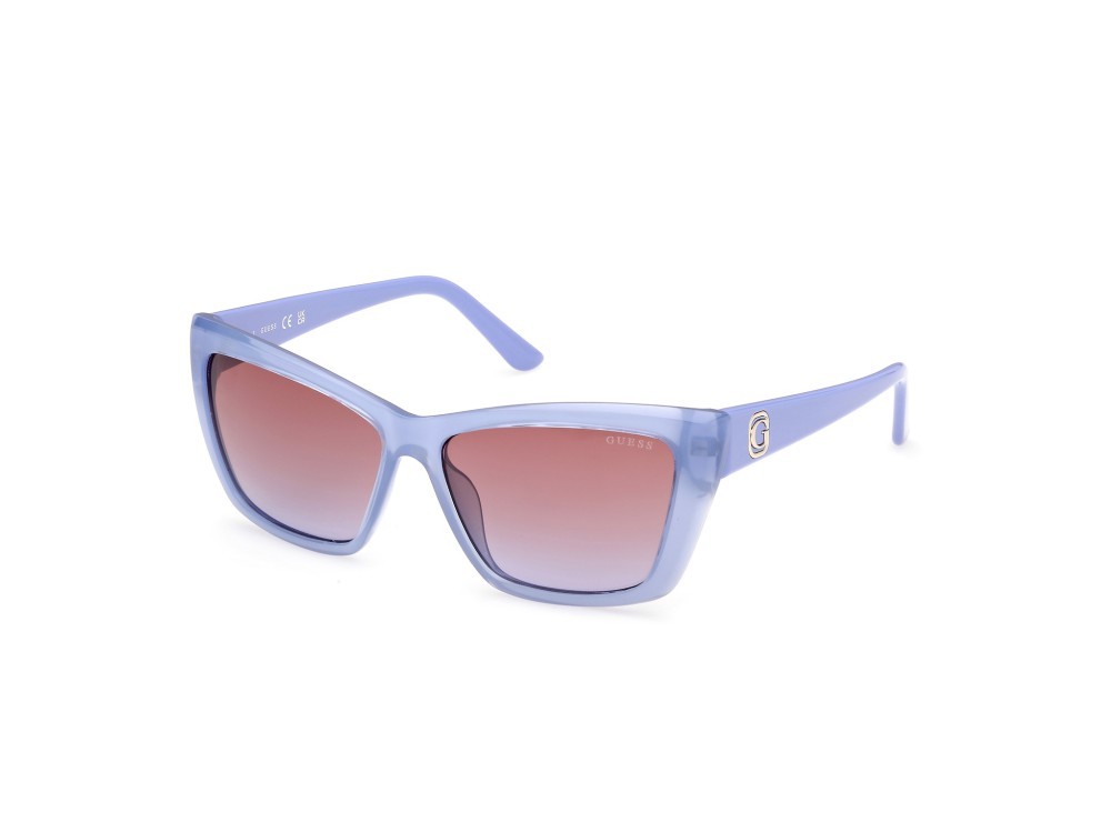 Sonnenbrillen Guess GU00098 (81Z) farbe viola lucido form cat-eye gläser viola sfumato o specchiato