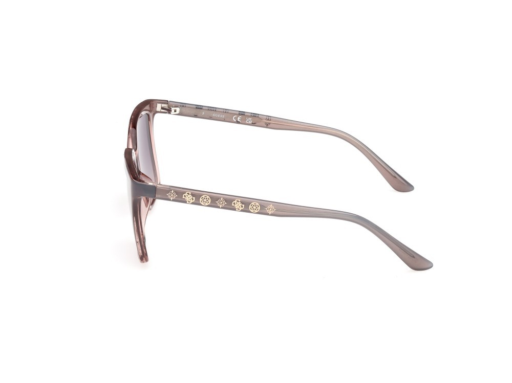 Occhiali da sole Guess GU00099 (20B) colore grigio sfumato forma quadrato lenti fumo grad.