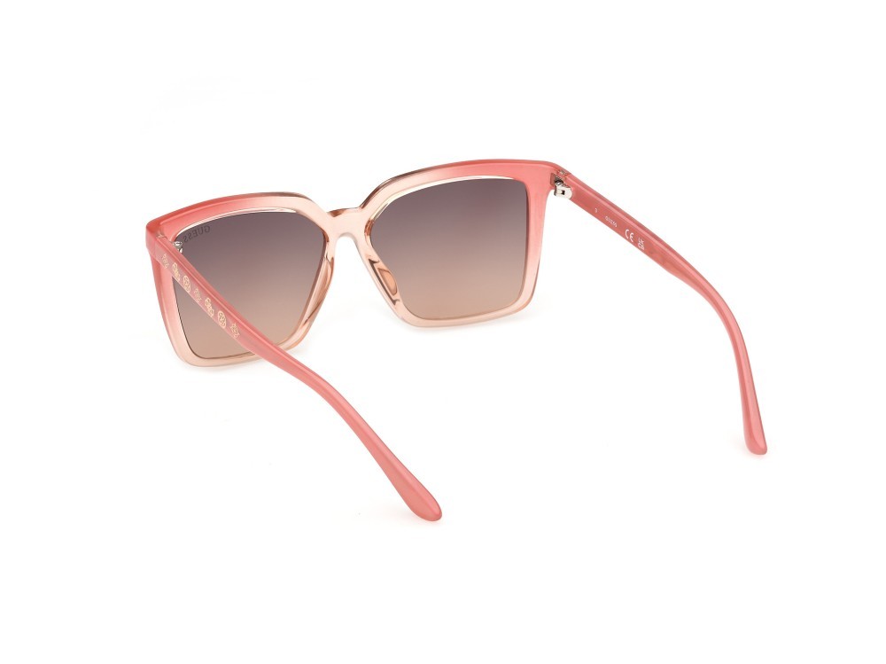Sonnenbrillen Guess GU00099 (74B) farbe rosa sfumato form quadratisch gläser fumo grad.