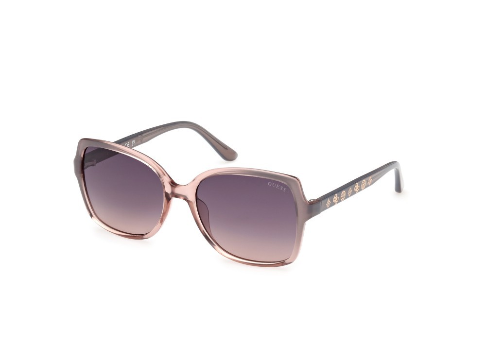 Sunglasses Guess GU00100 (20B) color grigio sfumato shape square lenses fumo grad.