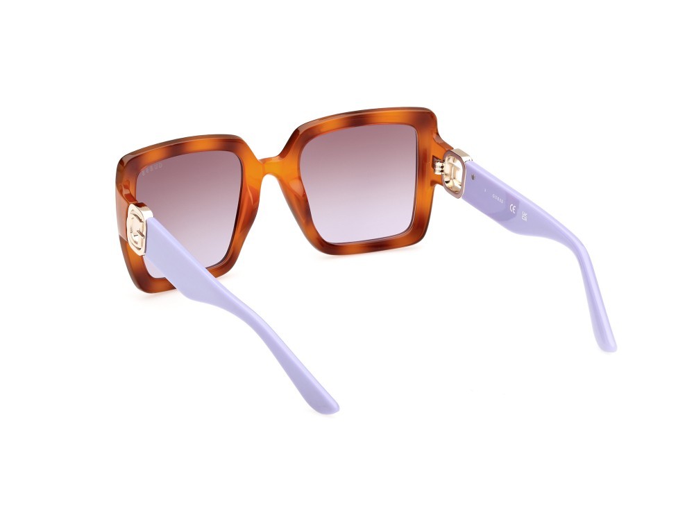 Sonnenbrillen Guess GU00103 (53Z) farbe avana bionda form quadratisch gläser viola sfumato o specchiato