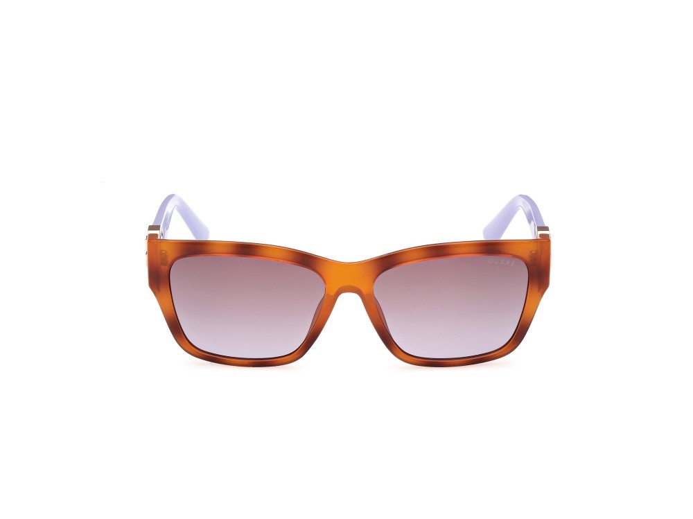 Sonnenbrillen Guess GU00105 (53Z) farbe avana bionda form rechteckig gläser viola sfumato o specchiato