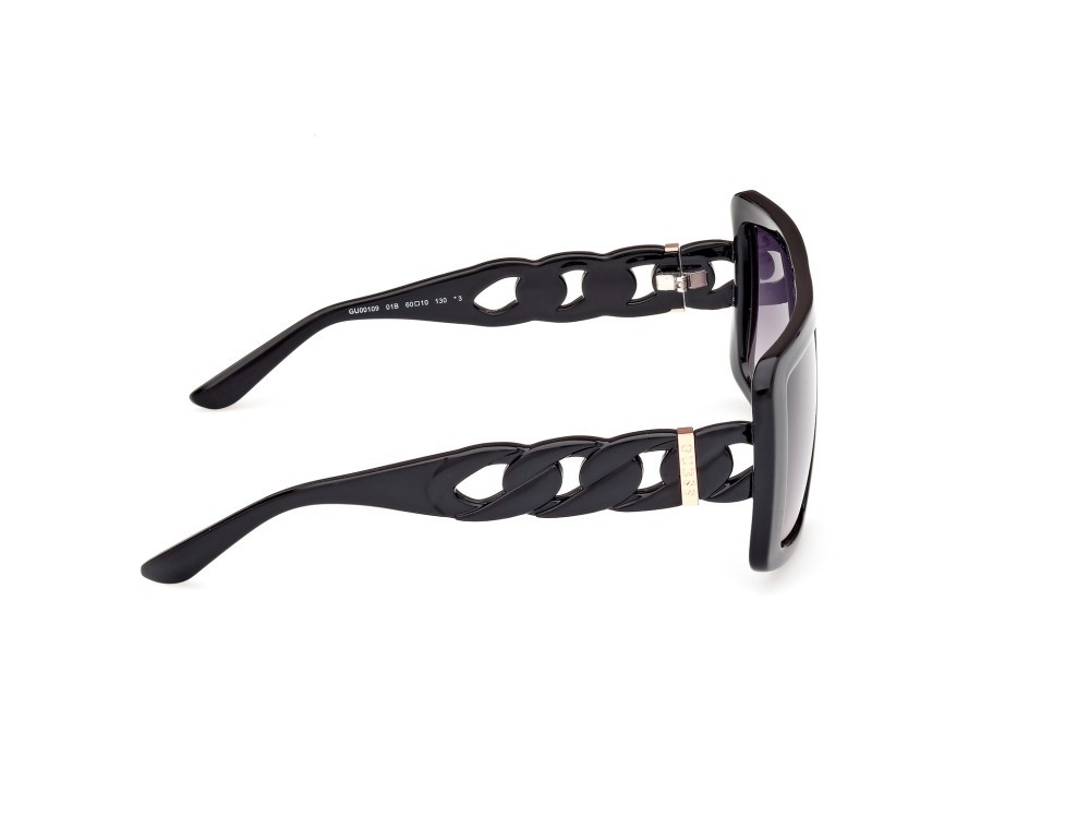 Sonnenbrillen Guess GU00109 (01B) farbe nero lucido form maske gläser fumo grad